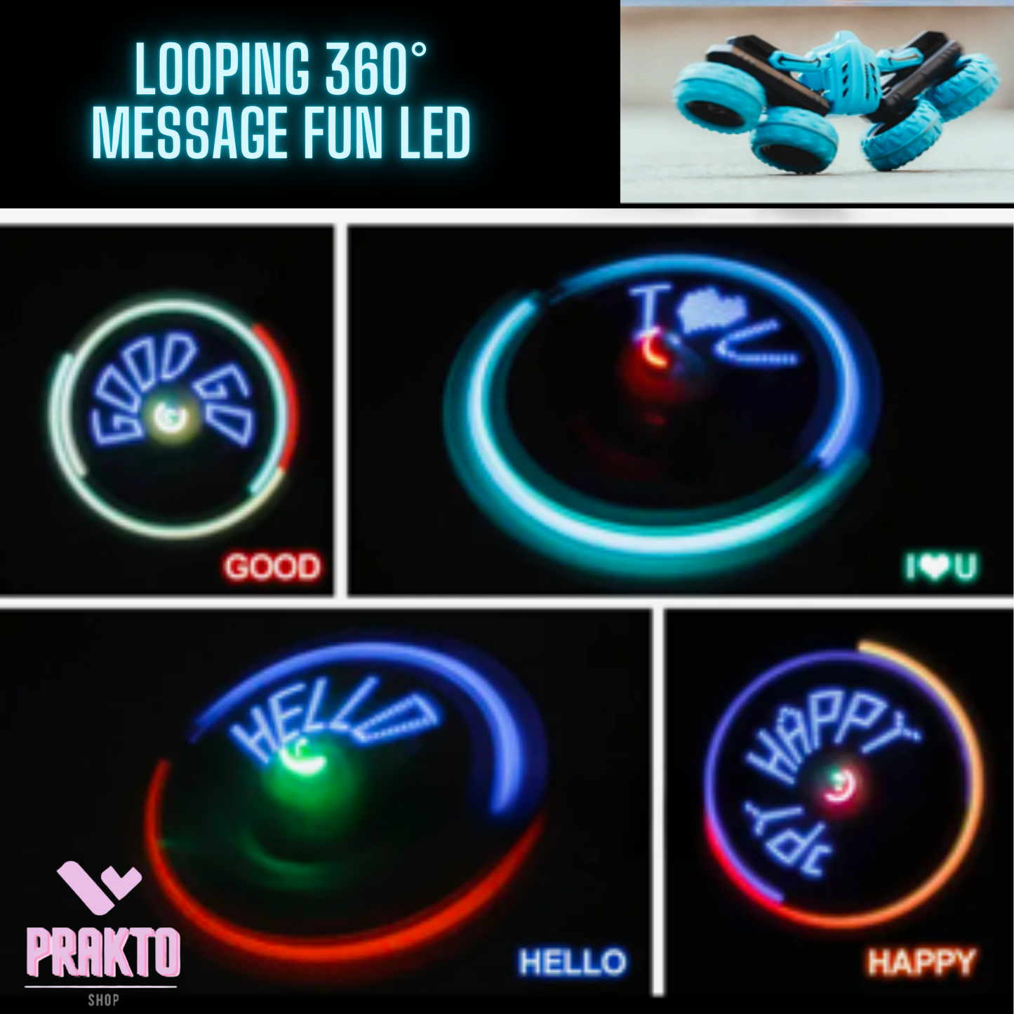 Voiture SPEED RACER 360 LED