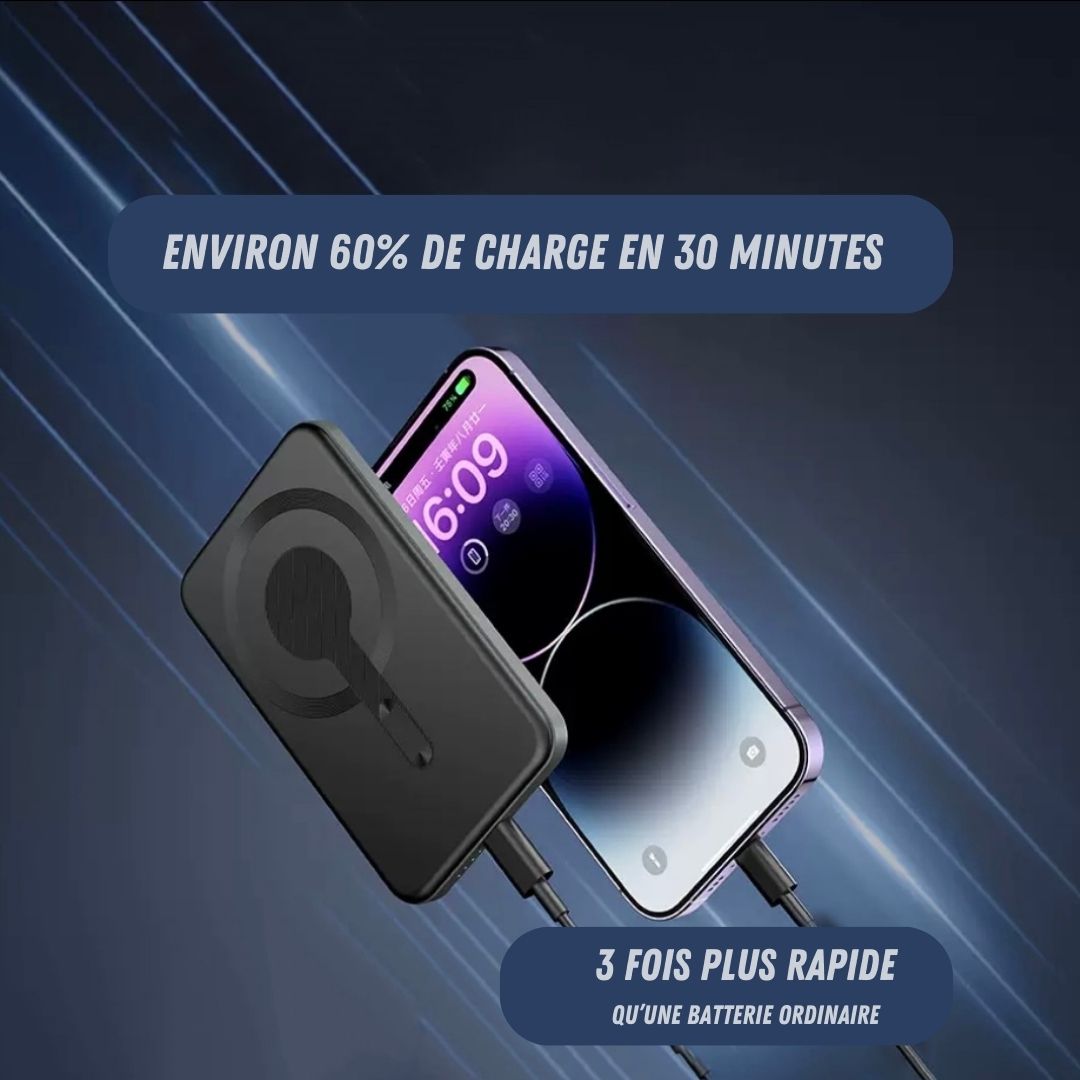 Batterie Externe Magnétique Ultra Plate 10 000mAh