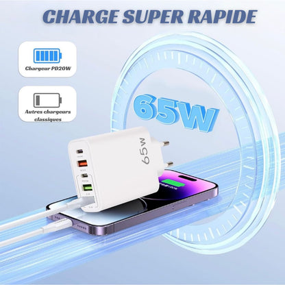 Chargeur Rapide 65W - 5 Ports