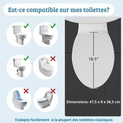 Abattant WC - Bidet japonais AQUALUX